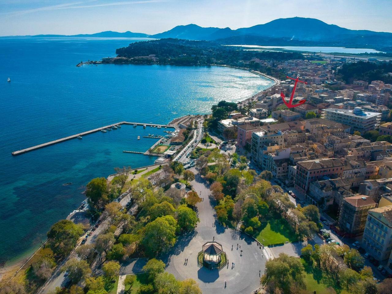 Gregos Rooftop Suite City Center W. Sea View Corfu  外观 照片