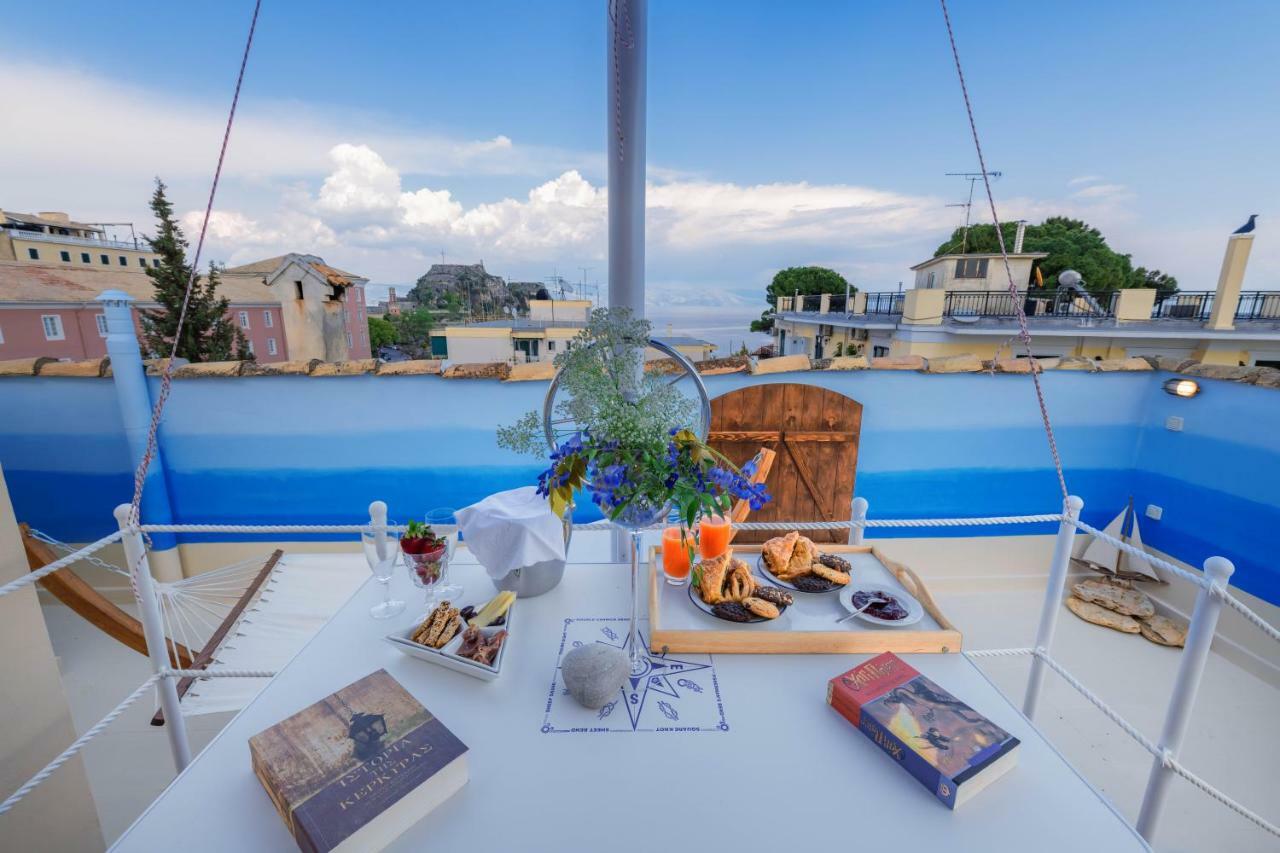 Gregos Rooftop Suite City Center W. Sea View Corfu  外观 照片